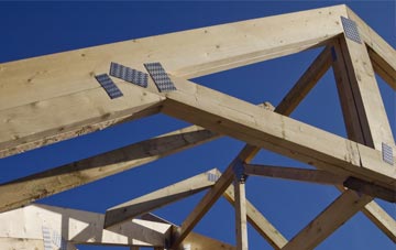 Old Whittington roof trusses for new builds and additions